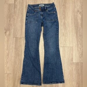 Garage low rise flare jeans